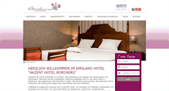 Desktop Screenshot of hotel-borchers.de